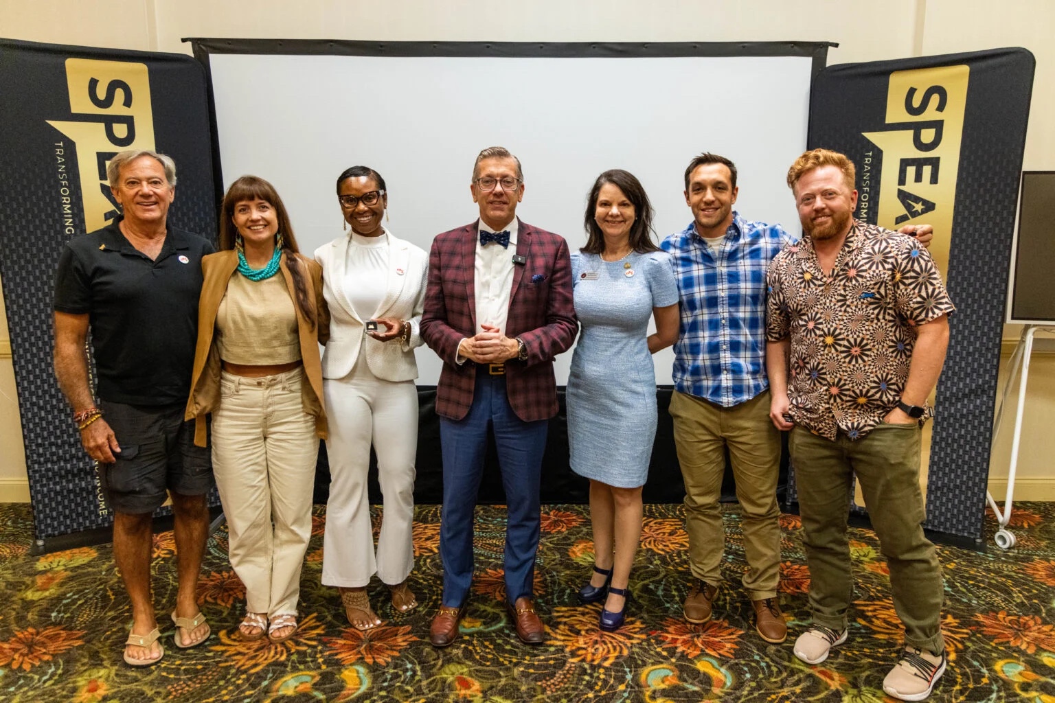 Felisha D. McCaskill with speakers and participants at Speakpreneur West Palm Beach